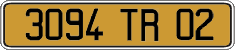 French license plate, FNI