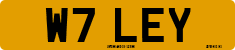 License plate of the United Kingdom, 1983 year system