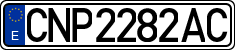 License plates of Spain, Official and military plates
