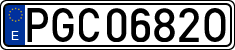 License plates of Spain, Official and military plates