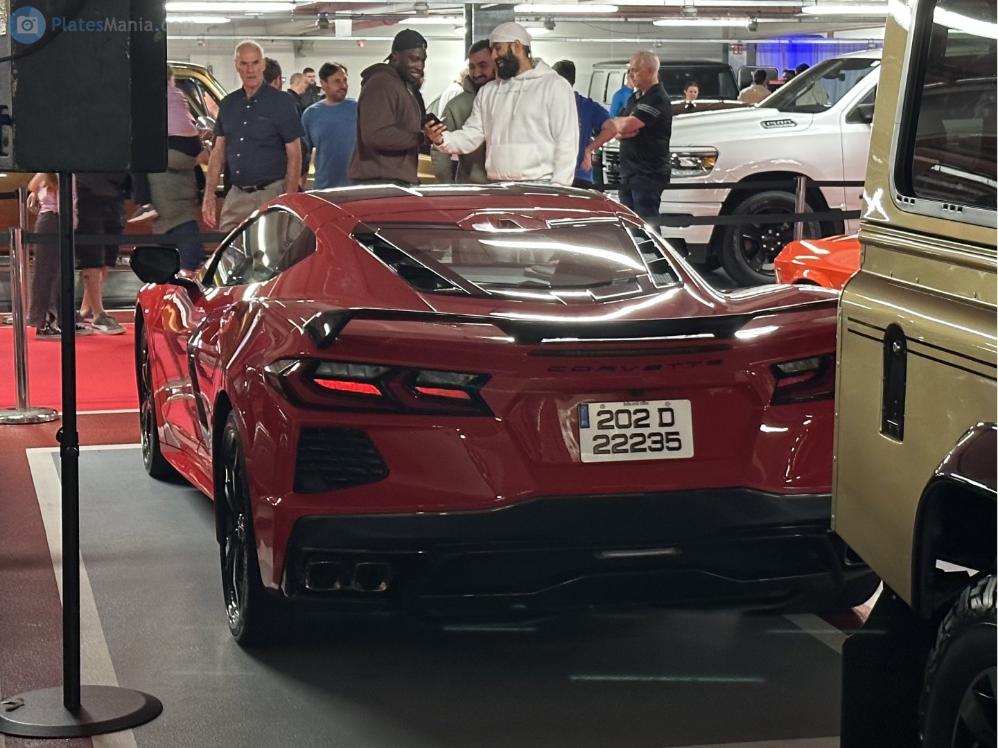 202-D-22235, Chevrolet Corvette 8th gen Coupé (C8), 2020–