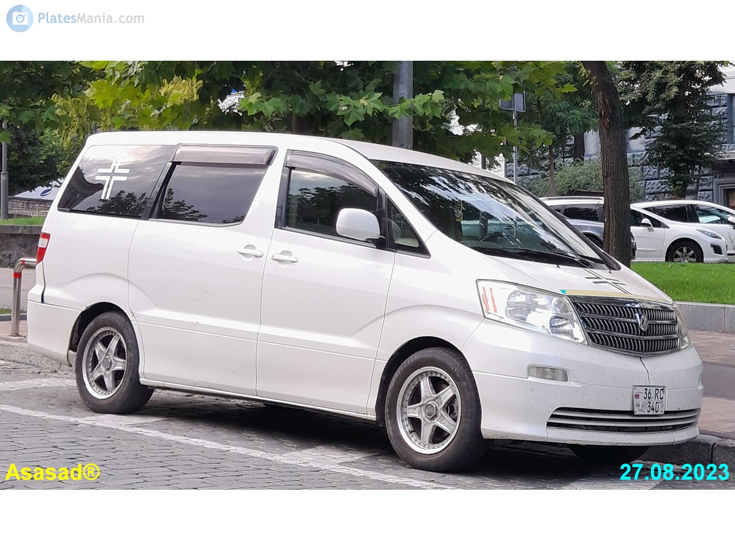 36 RC 340, Toyota Alphard 1st gen (G/V) (AH10), 2002–2008