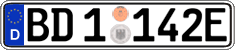 German license plate, Authorities and federal agencies