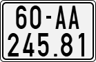 License plate of Vietnam, Motorcycles