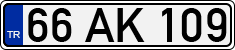 License plate of Turkey, Regular plates