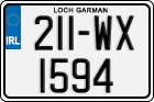 License plate of Ireland, Regular plates