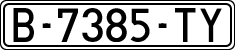 License plates of Spain, 1971 year series