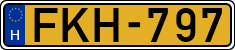 license plates of Hungary, Commercial vehicles (1990)