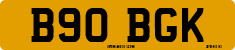 License plate of the United Kingdom, 1983 year system