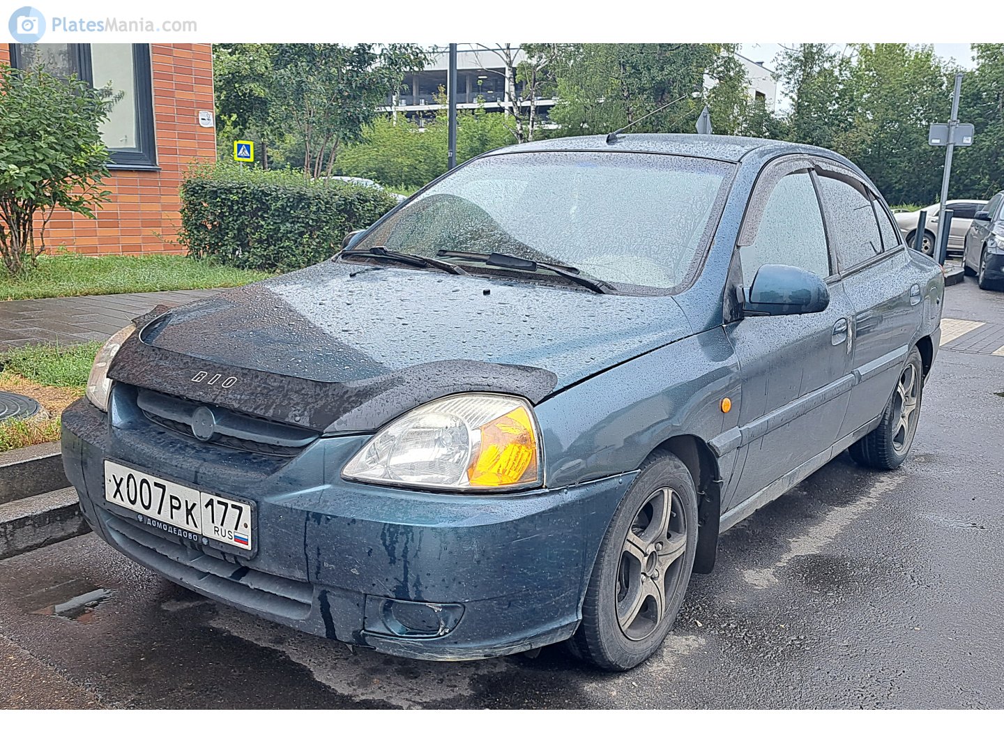 х 007 рк 177, Kia Rio 1st gen Sedan (DC), facelift, 2002–2005 (–2012 for IR- and –2016 for EC-market)