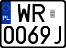 License plates of Poland, Regular car plates