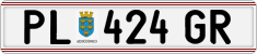 License plate of Austria, Regular plates