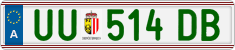 License plate of Austria, Regular plates
