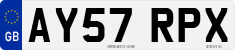 License plate of the United Kingdom, 2001 year system