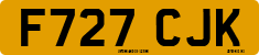 License plate of the United Kingdom, 1983 year system