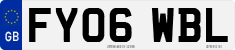 License plate of the United Kingdom, 2001 year system