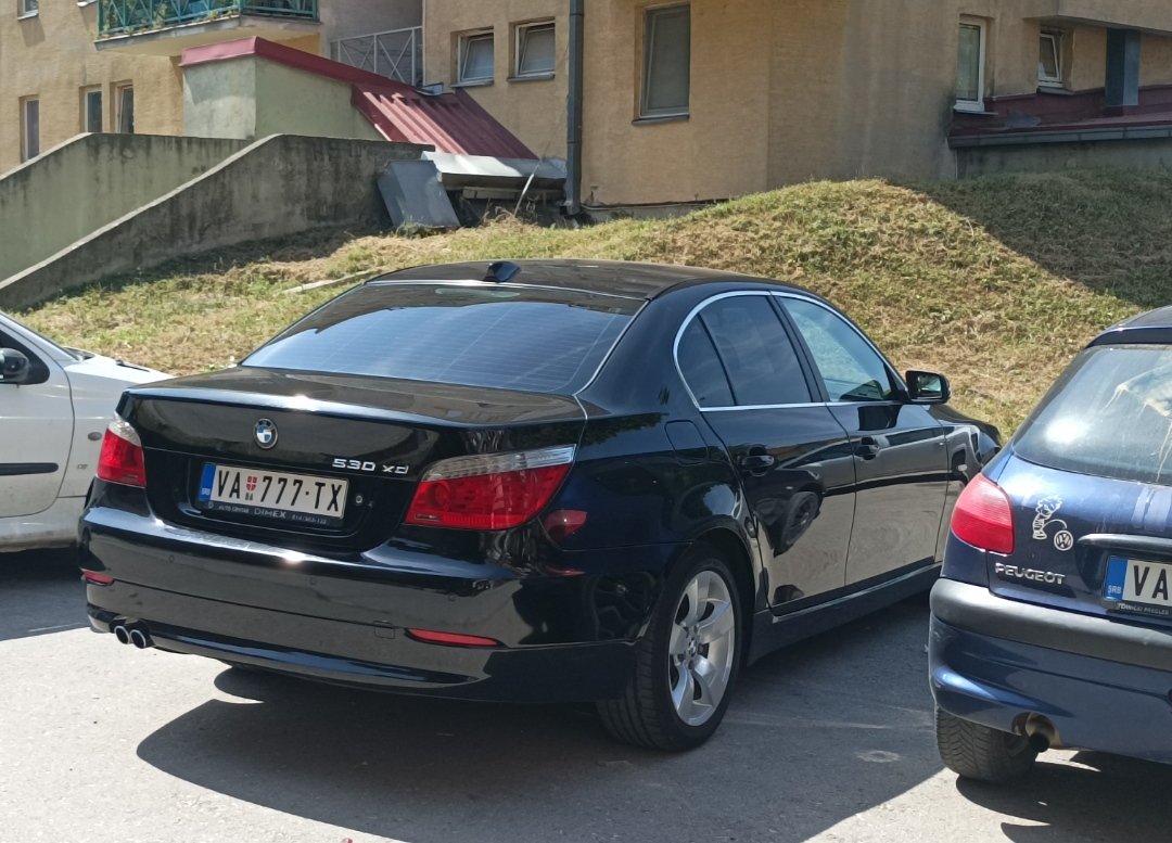 VA 777-TX, BMW 5 Series 5th gen Sedan (E60), 2003–2010