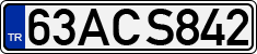 License plate of Turkey, Regular plates