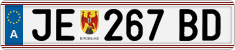 License plate of Austria, Regular plates