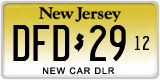New Jersey, Dealer (ABC-1234/12-ABC34/1234-ABC)