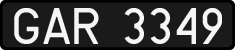 License plates of Poland, 1976 year system