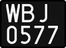 License plates of Poland, 1976 year system