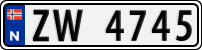 License plate of Norway, Trailers, motorcycles, special vehicles