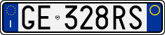 License plate of Italy, Cars (1994 year series)