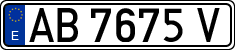 License plates of Spain, 1971 year series