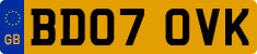 License plate of the United Kingdom, 2001 year system