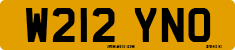 License plate of the United Kingdom, 1983 year system
