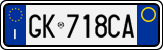 License plate of Italy, Cars (1994 year series)