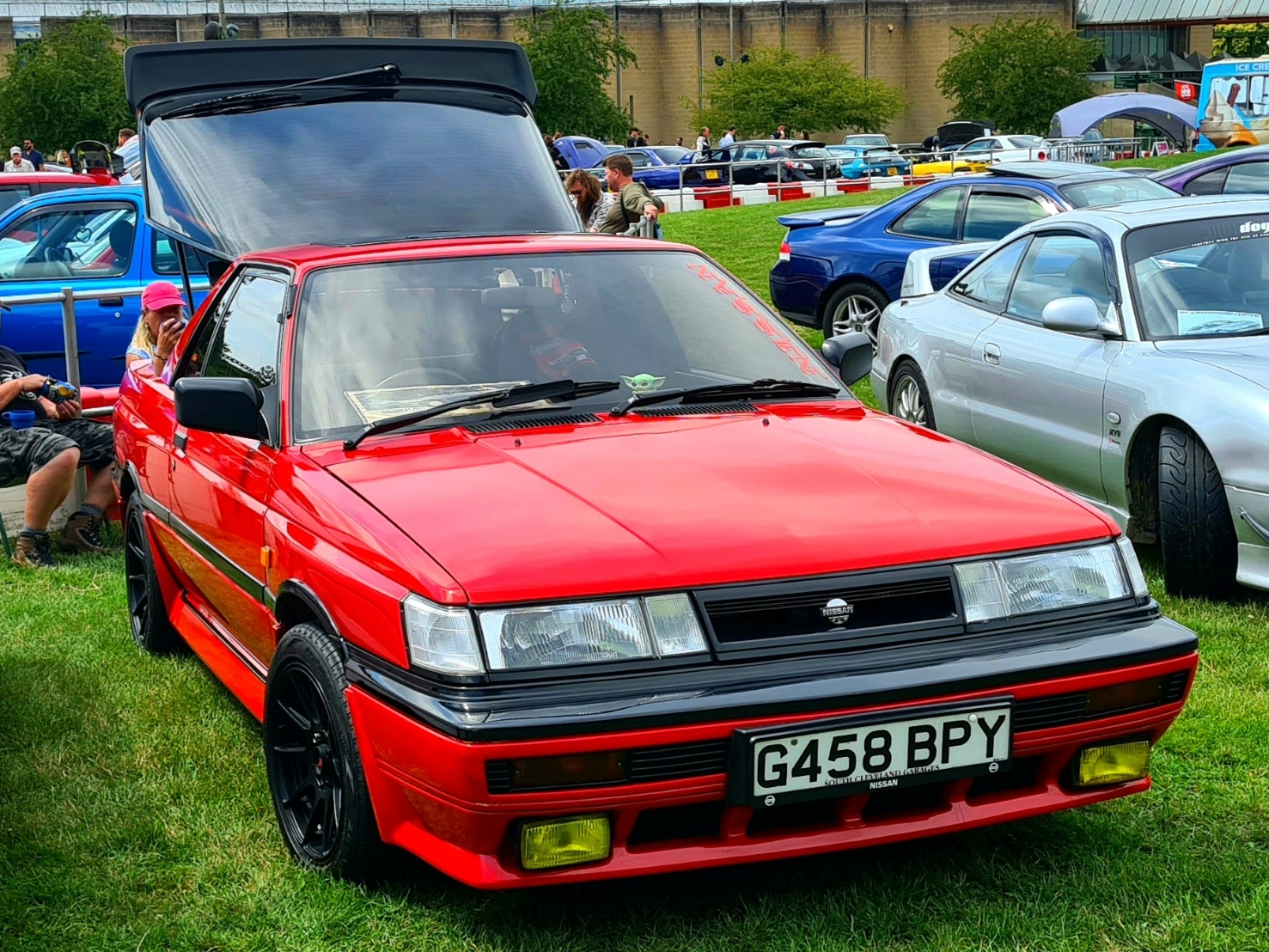 G458BPY, Nissan Sunny 6th gen RZ-1 Coupé (B12), 1986–1990