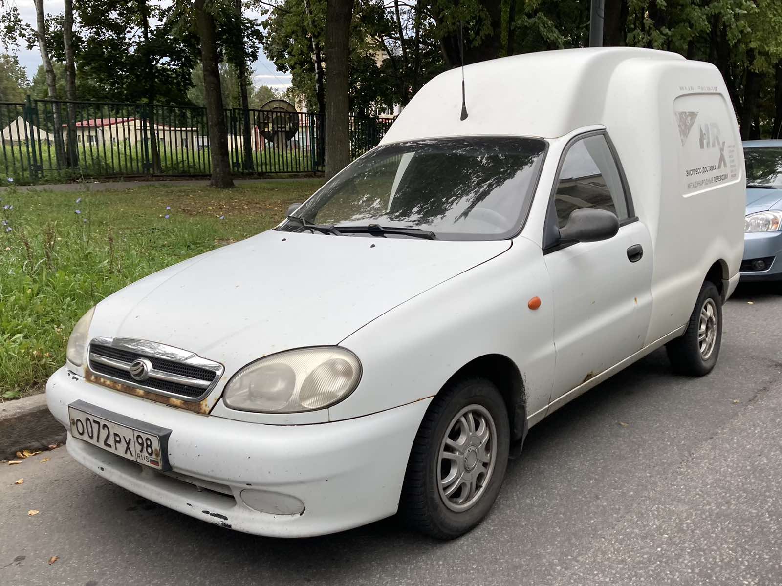 о 072 рх 98, ZAZ Lanos Pick-Up 