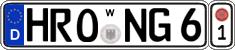 German license plate, Transferable license plates