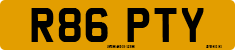 License plate of the United Kingdom, 1983 year system