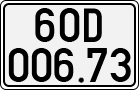 License plate of Vietnam, Cars