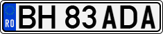 License plate of Romania, Regular plates