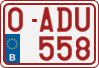 License plate of Belgium, Regular plates (2010)