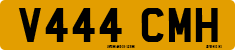License plate of the United Kingdom, 1983 year system
