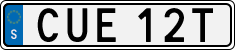License plate of Sweden, Regular plates