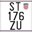 License plate of Croatia, Motorcycles