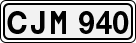 License plate of Sweden, Regular plates