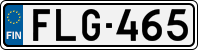License plate of Finland, Cars