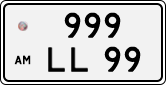License plate of Armenia, Organizations
