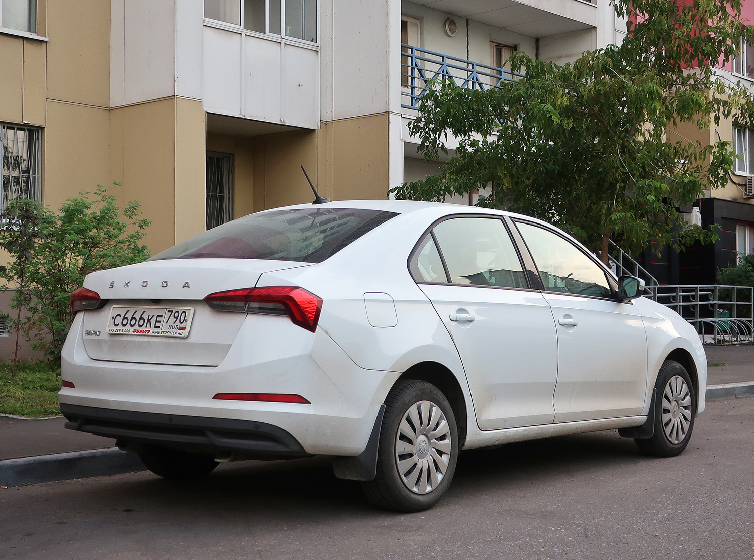 с 666 ке 790, Skoda Rapid Liftback (NH3; RU-market), facelift, 2020–2022