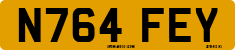 License plate of the United Kingdom, 1983 year system