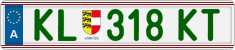 License plate of Austria, Regular plates