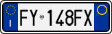 License plate of Italy, Cars (1994 year series)