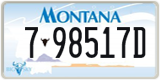 Montana, 1-12345A / 10-1234A